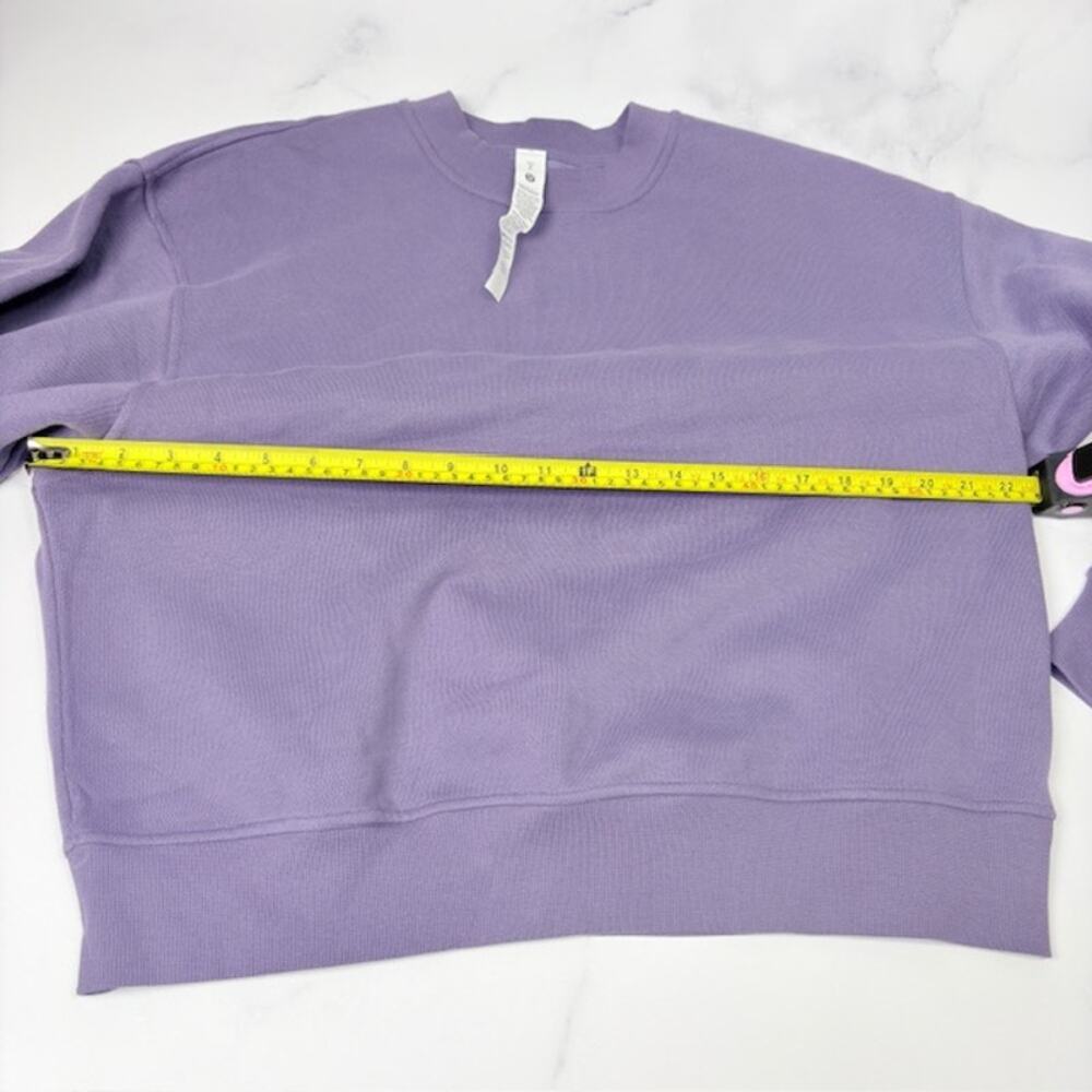 Lululemon Steady State Grape Mist Purple Oversized Crew Sweatshirt Size Small 🤍 - Picture 11 of 12
